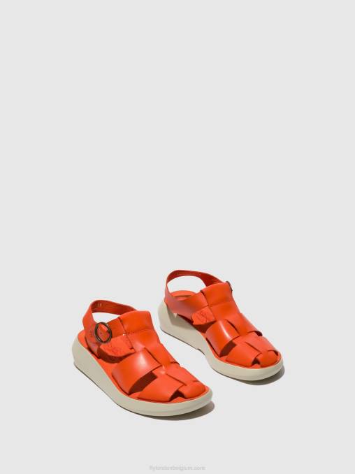 koraal Fly London vrouwen Sandalen met bandjes bawe842 V2B0428