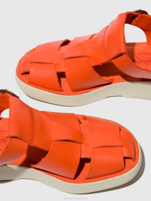 koraal Fly London vrouwen Sandalen met bandjes bawe842 V2B0428