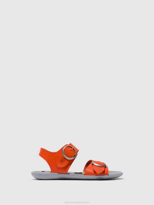 koraal Fly London vrouwen sandalen met gesp masa757 V2B0563