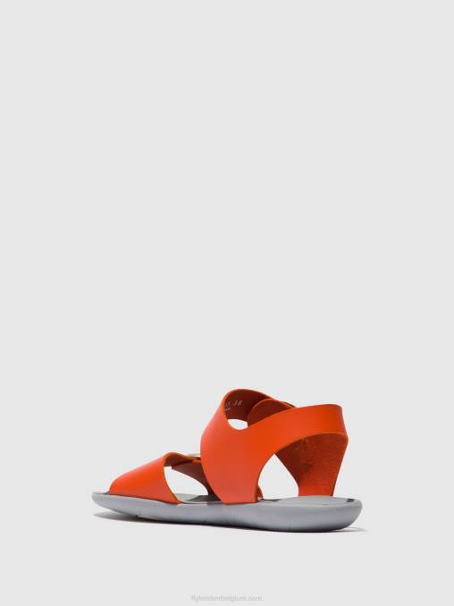 koraal Fly London vrouwen sandalen met gesp masa757 V2B0563