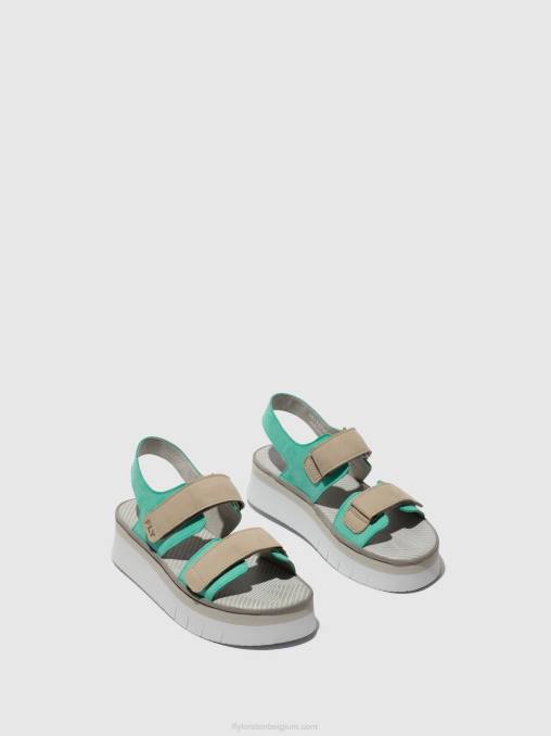 mynt/wolk Fly London vrouwen slingback sandalen cori377 V2B0578