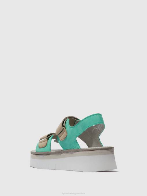 mynt/wolk Fly London vrouwen slingback sandalen cori377 V2B0578