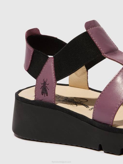 paars Fly London vrouwen Sandalen met bandjes pefi429 V2B0406