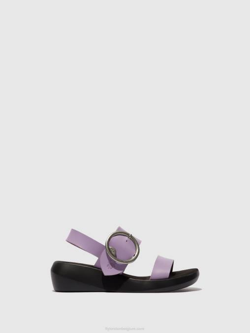 paars Fly London vrouwen slingback sandalen bani739 V2B0470