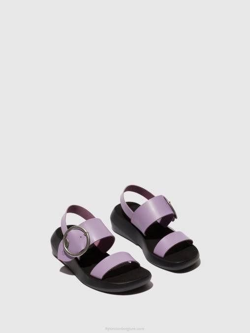 paars Fly London vrouwen slingback sandalen bani739 V2B0470
