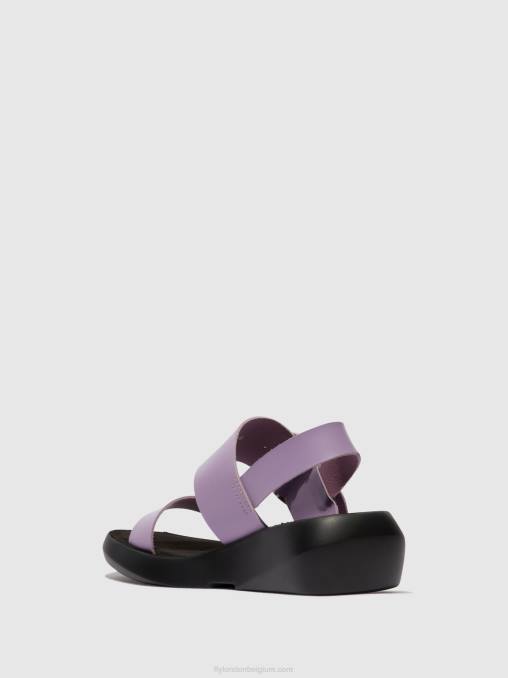 paars Fly London vrouwen slingback sandalen bani739 V2B0470