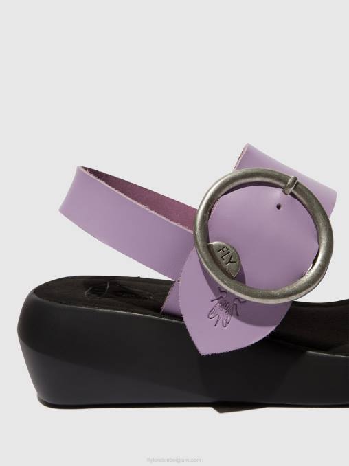 paars Fly London vrouwen slingback sandalen bani739 V2B0470