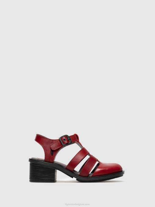 rood Fly London vrouwen Sandalen met bandjes cahy195 V2B0412