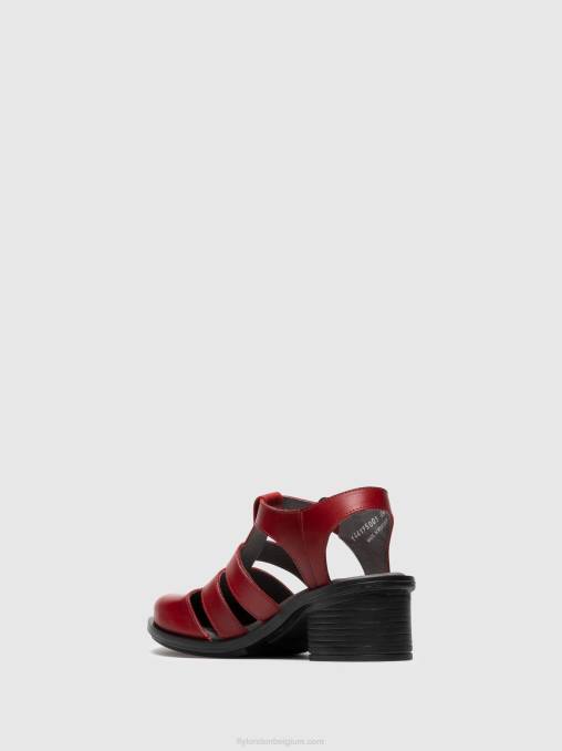 rood Fly London vrouwen Sandalen met bandjes cahy195 V2B0412