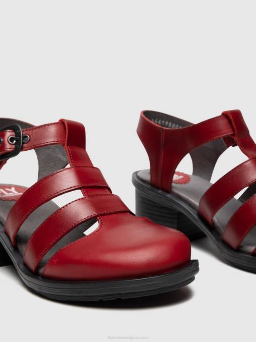 rood Fly London vrouwen Sandalen met bandjes cahy195 V2B0412