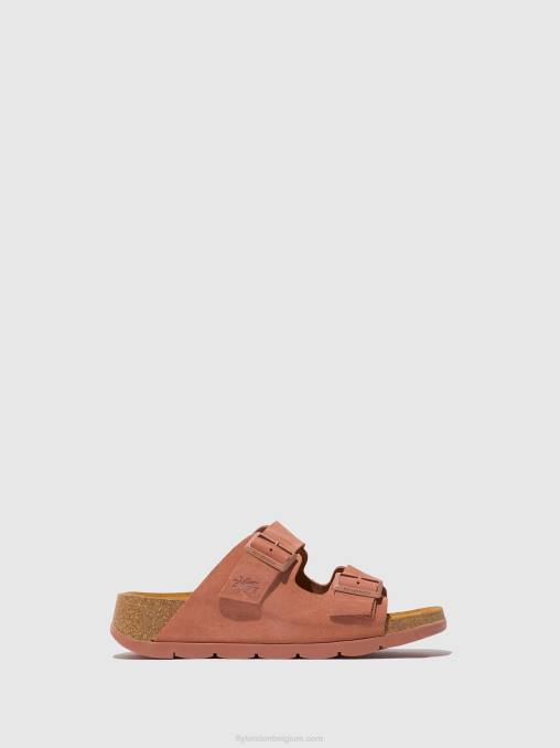 roos Fly London vrouwen sandalen met gesp caja721 V2B0525