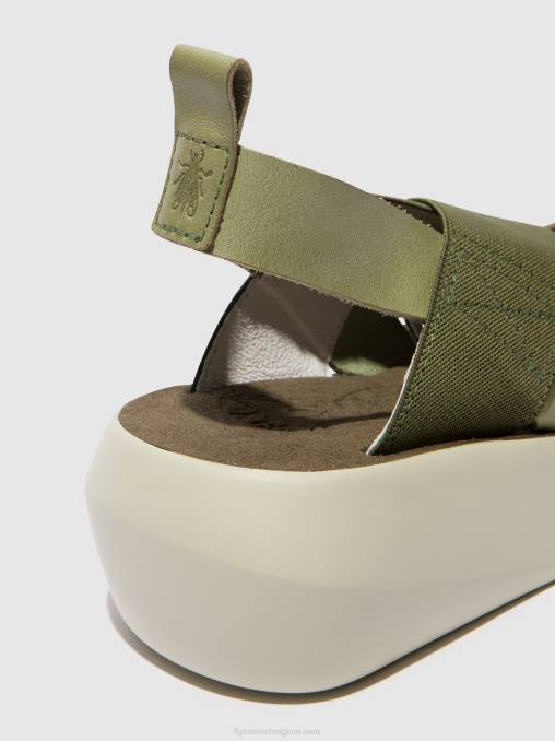 smog Fly London vrouwen gekruiste sandalen baji848 V2B0592