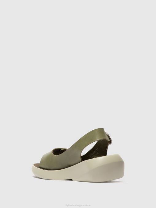 smog Fly London vrouwen slingback sandalen berk754 V2B0586