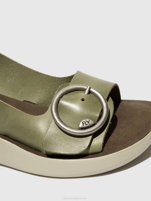 smog Fly London vrouwen slingback sandalen berk754 V2B0586