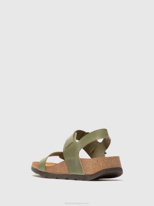smog Fly London vrouwen slingback sandalen ceke722 V2B0584