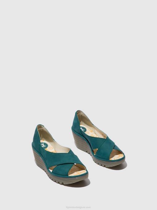 wintertaling Fly London vrouwen gekruiste sandalen yoma307 V2B0559