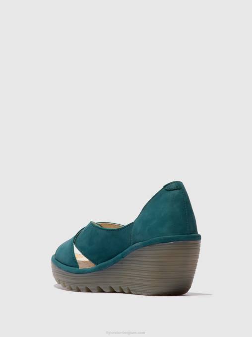 wintertaling Fly London vrouwen gekruiste sandalen yoma307 V2B0559