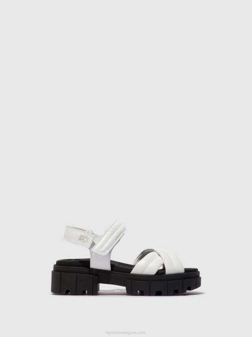wit Fly London vrouwen slingback sandalen jada854 V2B0547