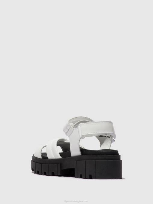 wit Fly London vrouwen slingback sandalen jada854 V2B0547
