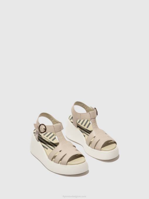 wolk Fly London vrouwen Sandalen met t-bandje duma955 V2B0414