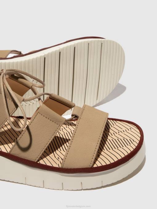 wolk Fly London vrouwen sandalen met bandjes caio363 V2B0574