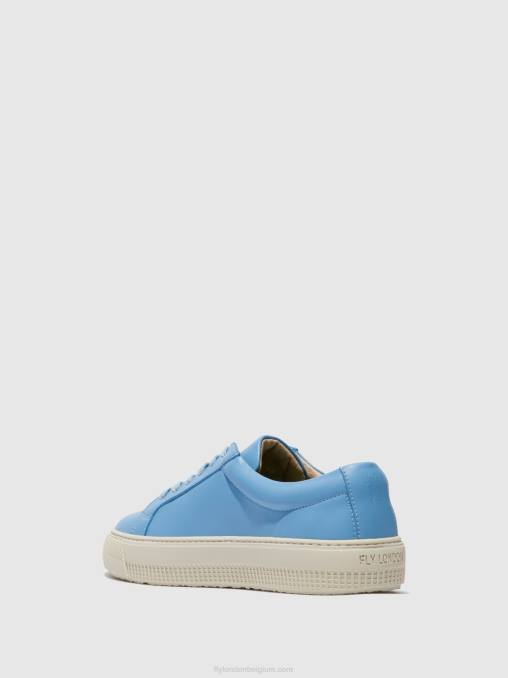 blauw Fly London vrouwen sneakers met veters tafa587 V2B0715
