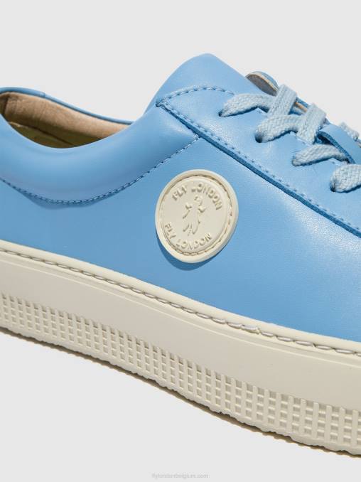 blauw Fly London vrouwen sneakers met veters tafa587 V2B0715