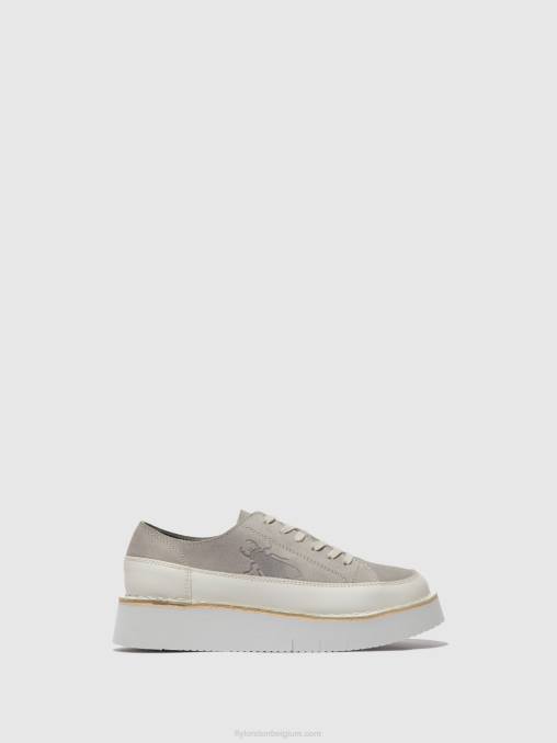 gebroken wit/wolk Fly London vrouwen vetersneakers cuda099 V2B0723