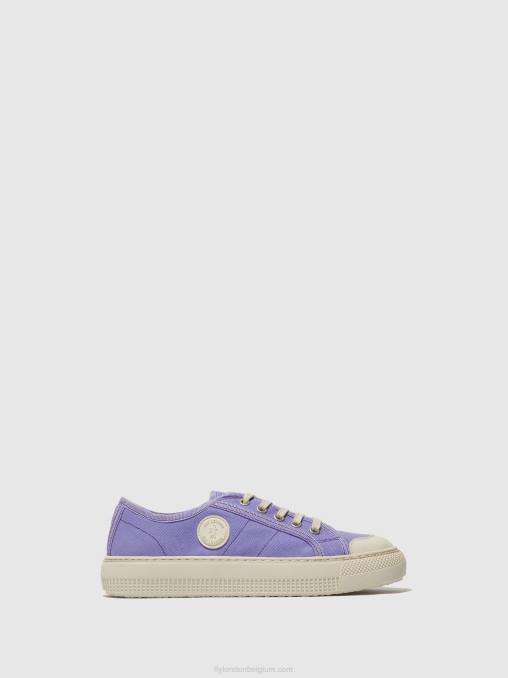 lavendel Fly London vrouwen vetersneakers tere557 V2B0739