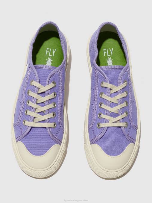 lavendel Fly London vrouwen vetersneakers tere557 V2B0739