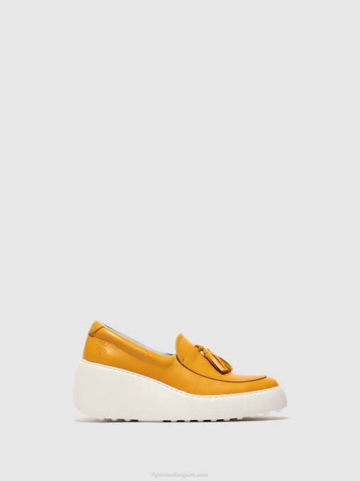 mosterd Fly London vrouwen instapsneakers dala579 V2B0710