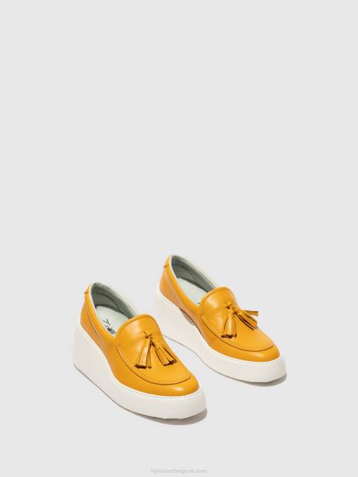 mosterd Fly London vrouwen instapsneakers dala579 V2B0710