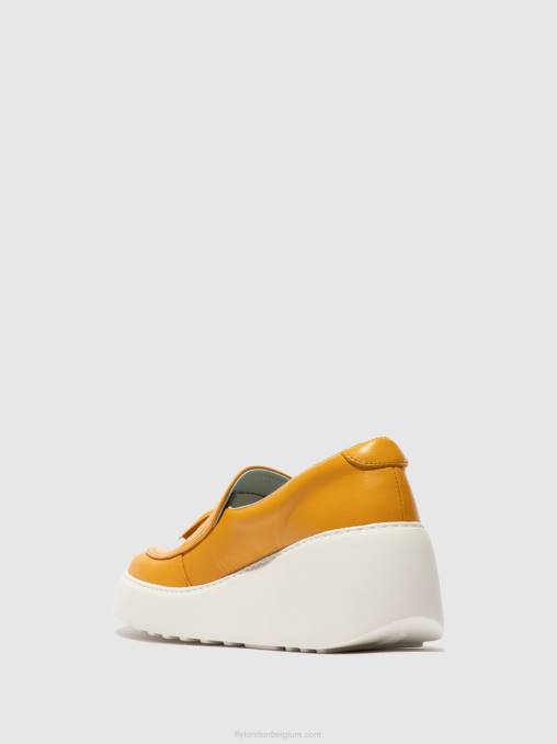 mosterd Fly London vrouwen instapsneakers dala579 V2B0710