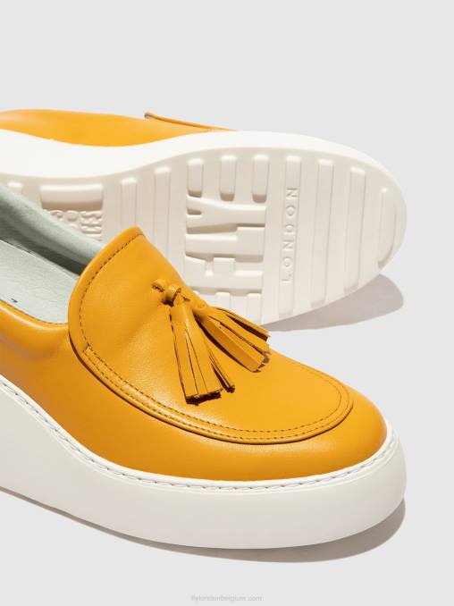 mosterd Fly London vrouwen instapsneakers dala579 V2B0710