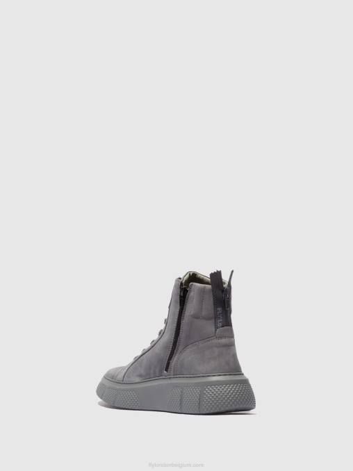 sorano blauw grijs Fly London vrouwen veterschoenen erby484 V2B0765