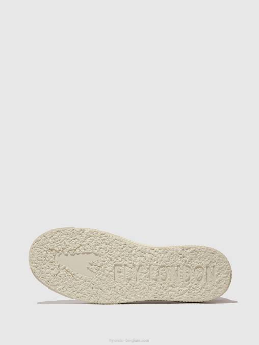 taupe Fly London vrouwen vetersneakers tere557 V2B0740