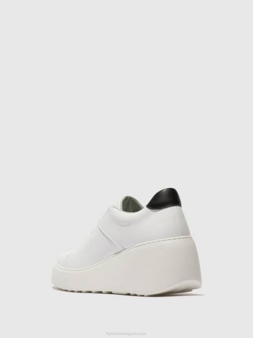 wit Fly London vrouwen elastische sneakers dito581 V2B0732