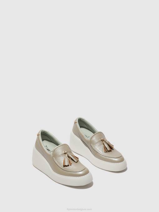 zilver Fly London vrouwen instapsneakers dala579 V2B0705