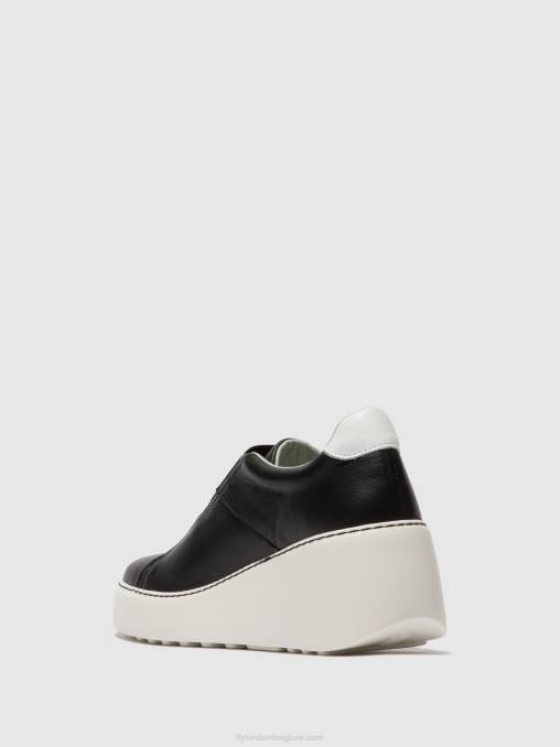 zwart Fly London vrouwen elastische sneakers dito581 V2B0730