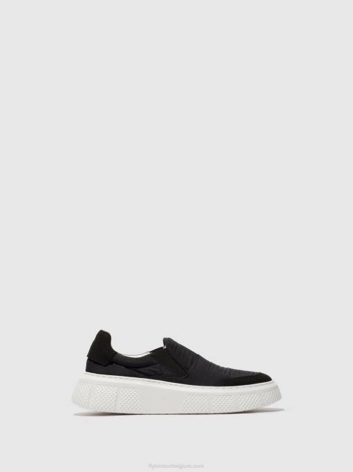 zwart Fly London vrouwen instapsneakers elin509 V2B0752