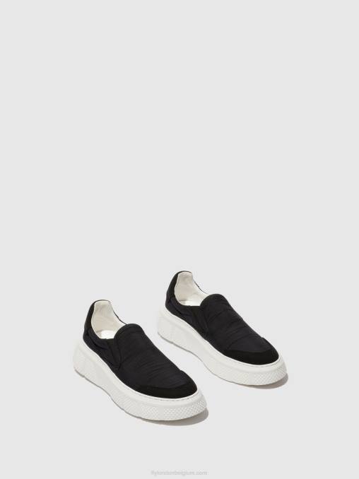 zwart Fly London vrouwen instapsneakers elin509 V2B0752