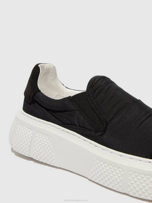 zwart Fly London vrouwen instapsneakers elin509 V2B0752