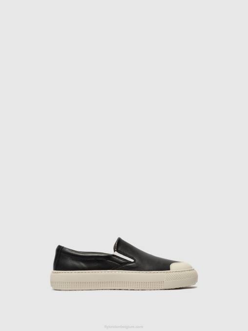 zwart Fly London vrouwen instapsneakers toaf584 V2B0706