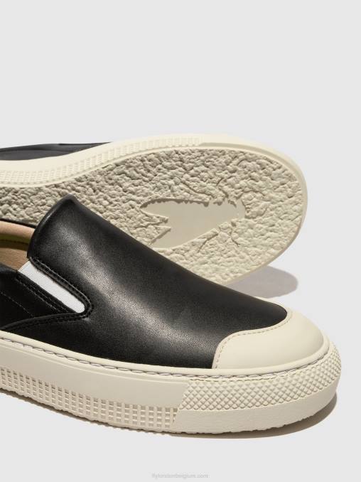 zwart Fly London vrouwen instapsneakers toaf584 V2B0706