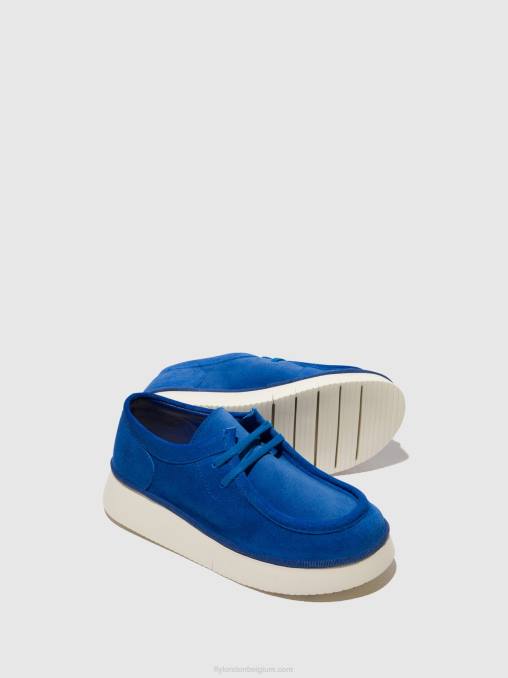 denim Fly London vrouwen veterschoenen ceza437 V2B0659