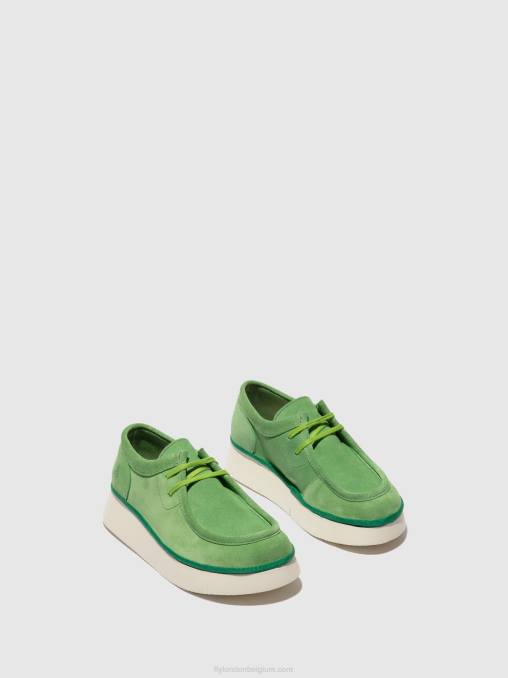 limoen groen Fly London vrouwen veterschoenen ceza437 V2B0657