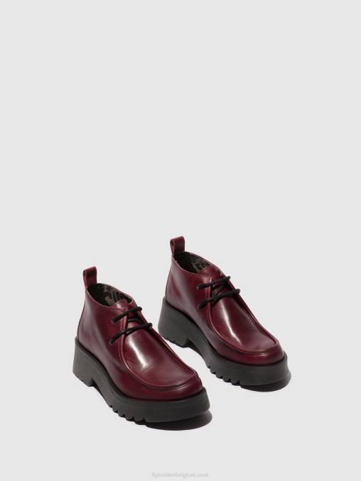 paars Fly London vrouwen veterschoenen megg90 V2B0682