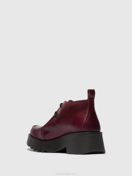 paars Fly London vrouwen veterschoenen megg90 V2B0682