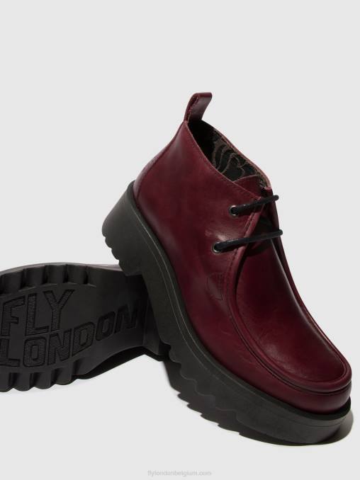 paars Fly London vrouwen veterschoenen megg90 V2B0682