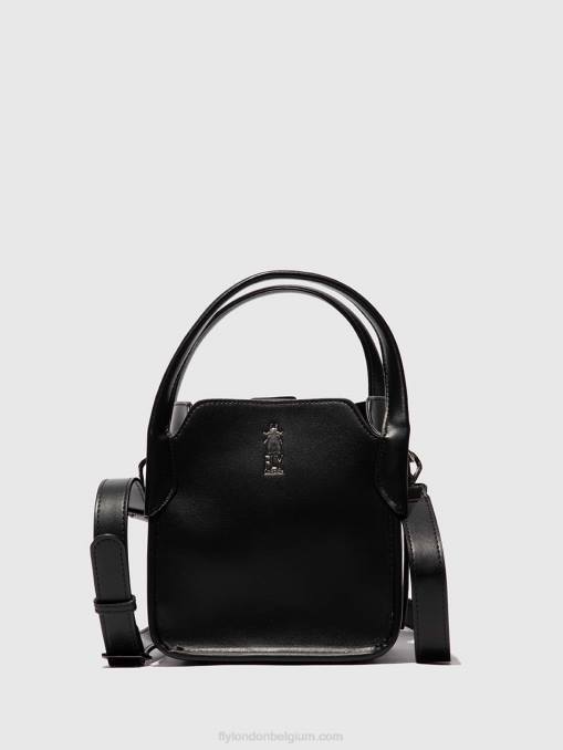 zwart Fly London vrouwen handtas tassen both714 V2B0778